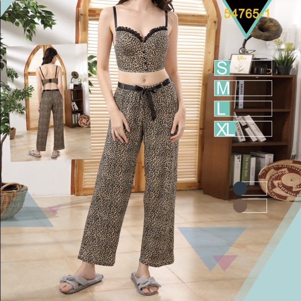 Animal Print Two Pieces Set